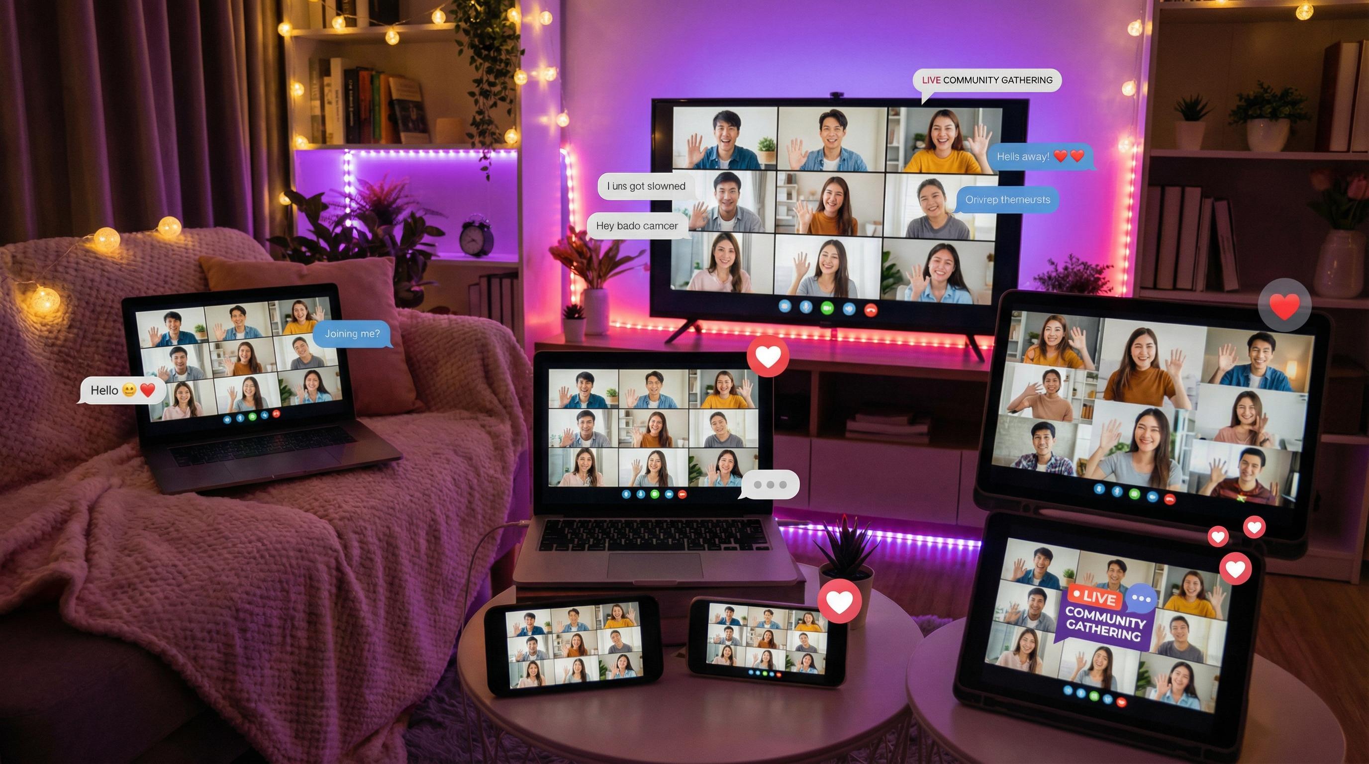 国产视频社区聚会直播